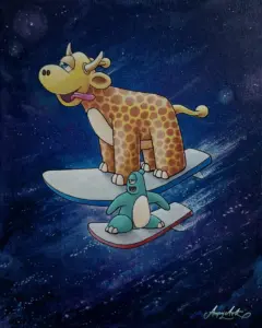 Dee and Smilla surfing 2025
