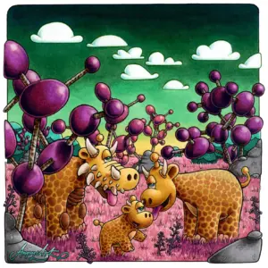 Kuhraffen Familie, 2022